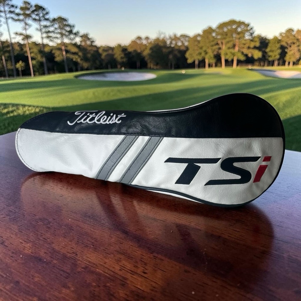Titleist Golf TSi Driver Golf Club Head Cover Headcover Black Gray White